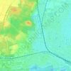 Topografische kaart Fürstätt, hoogte, reliëf