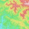 Topografische kaart Сочи, hoogte, reliëf