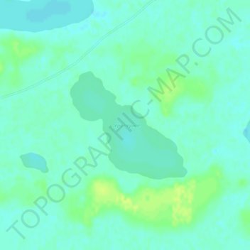 Topografische kaart озеро Черное, hoogte, reliëf