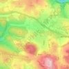 Topografische kaart Meona, hoogte, reliëf