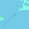 Topografische kaart Santa Cruz del Islote, hoogte, reliëf