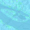 Topografische kaart Tiengemeten, hoogte, reliëf