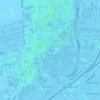 Topografische kaart Admiraalsgroet, hoogte, reliëf