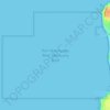 Topografische kaart Port Noarlunga Reef Sanctuary Zone, hoogte, reliëf
