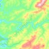 Topografische kaart Ортон, hoogte, reliëf