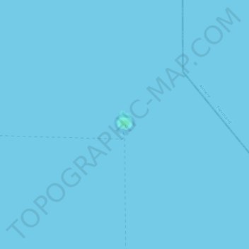 Topografische kaart Pampus, hoogte, reliëf