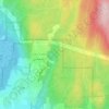 Topografische kaart Maple Ridge, hoogte, reliëf