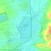 Topografische kaart Bingenheimer Ried, hoogte, reliëf