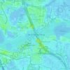 Topografische kaart Nieuwe Maas, hoogte, reliëf