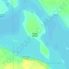 Topografische kaart Grand Island, hoogte, reliëf