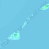 Topografische kaart Talungan Island, hoogte, reliëf