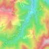 Topografische kaart Borello, hoogte, reliëf