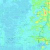Topografische kaart Meenachil, hoogte, reliëf