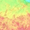 Topografische kaart Kapellån, hoogte, reliëf
