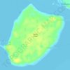 Topografische kaart Latuan Island, hoogte, reliëf