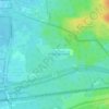 Topografische kaart Kootwijkerveen, hoogte, reliëf