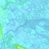 Topografische kaart Rowley, hoogte, reliëf