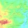 Topografische kaart Le Breil, hoogte, reliëf