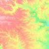 Topografische kaart Oued N'tissa, hoogte, reliëf