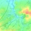 Topografische kaart Grote Molenbeek, hoogte, reliëf