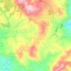 Topografische kaart Serra do Espinhaço, hoogte, reliëf