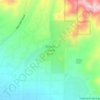 Topografische kaart Bogart County Park, hoogte, reliëf