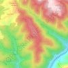 Topografische kaart Sobreiro, hoogte, reliëf