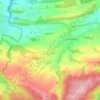 Topografische kaart Barzin, hoogte, reliëf
