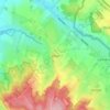 Topografische kaart Vijlen, hoogte, reliëf