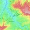Topografische kaart Cottessen, hoogte, reliëf