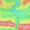 Topografische kaart Rencheux, hoogte, reliëf