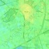 Topografische kaart Donk, hoogte, reliëf