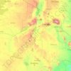 Topografische kaart Manyara, hoogte, reliëf