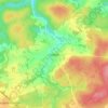 Topografische kaart Graide, hoogte, reliëf
