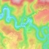 Topografische kaart Maboge, hoogte, reliëf