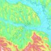 Topografische kaart Iași, hoogte, reliëf