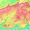 Topografische kaart Tuntange, hoogte, reliëf