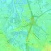 Topografische kaart Battel, hoogte, reliëf