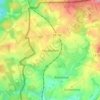 Topografische kaart Hautbellain, hoogte, reliëf