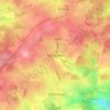 Topografische kaart Mîchamps, hoogte, reliëf