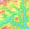 Topografische kaart Erpeldange, hoogte, reliëf
