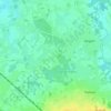 Topografische kaart Isschot, hoogte, reliëf