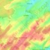 Topografische kaart Poncia, hoogte, reliëf