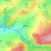 Topografische kaart Bande, hoogte, reliëf