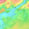 Topografische kaart Petit-Han, hoogte, reliëf