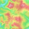 Topografische kaart Hetea, hoogte, reliëf