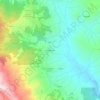 Topografische kaart Borgonuovo, hoogte, reliëf