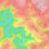 Topografische kaart Ollomont, hoogte, reliëf