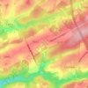 Topografische kaart Grande Trussogne, hoogte, reliëf