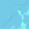 Topografische kaart Florida Keys, hoogte, reliëf